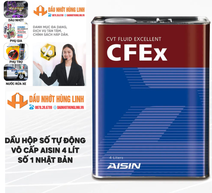 DẦU HỘP SỐ TỰ ĐỘNG AISIN CFEx - 4L