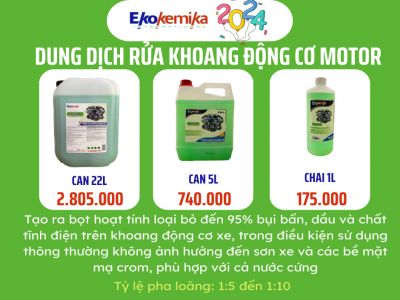 DUNG DỊCH VỆ SINH DẦU MỠ - KHOANG MÁY EKOKEMIKA MOTOR