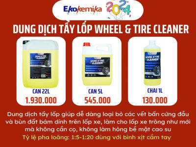 DUNG DỊCH VỆ SINH LỐP XE - LAZANG EKOKEMIKA WHEEL & TIRE CLEANER