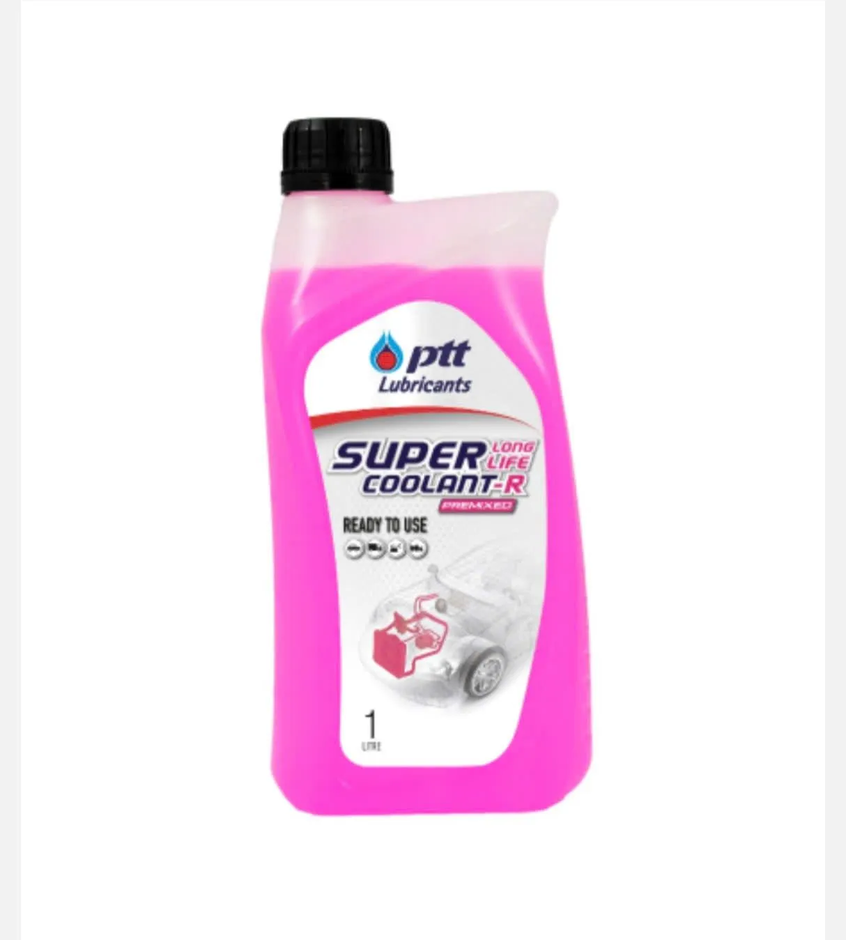 NƯỚC GIẢI NHIỆT ĐỘNG CƠ CAO CẤP PTT PHA SẴN 50% MÀU ĐỎ-HỒNG 1 LÍT