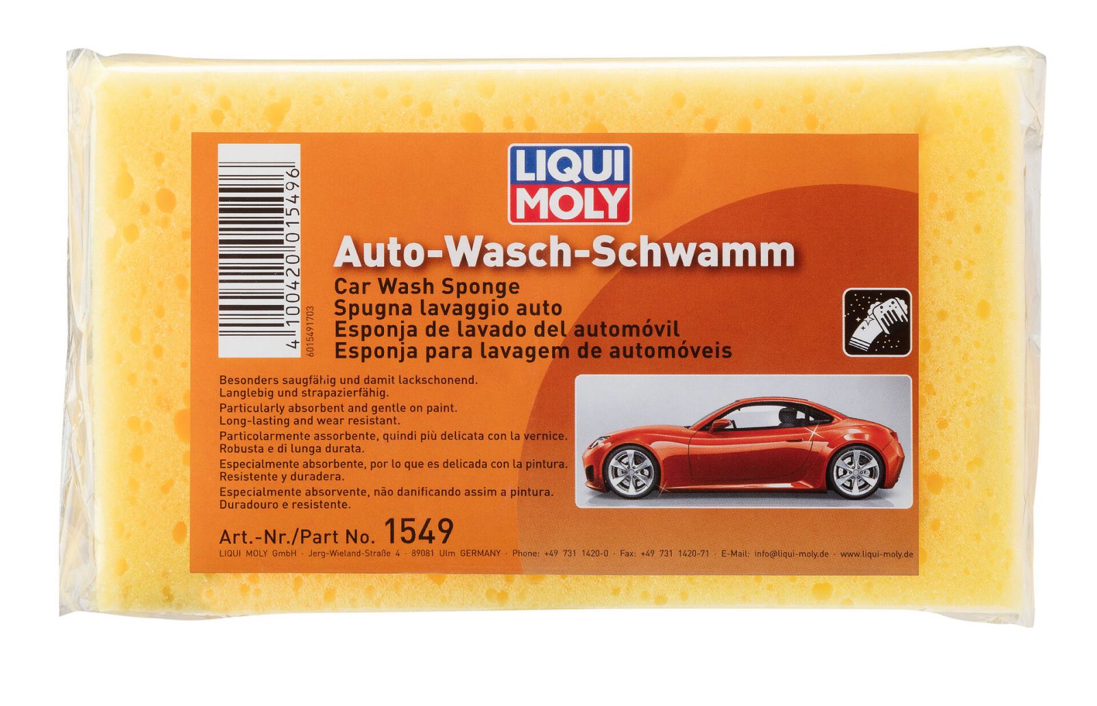 BỌT BIỂN RỬA XE LIQUI-MOLY AUTO-WASCH-SCHAWAMM 100G - 1549