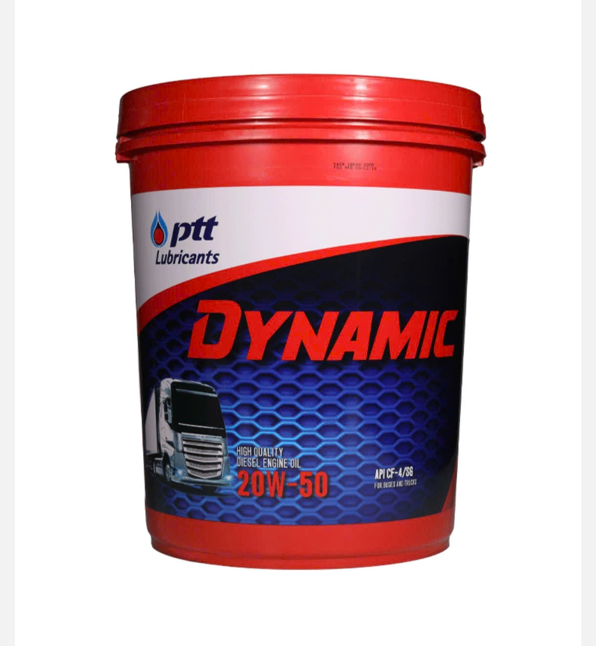 DẦU ĐỘNG CƠ TẢI NẶNG CAO CẤP HOÀNG GIA THÁI LAN PTT DYNAMIC SAE 20W-50 CF4/SG 18 LÍT