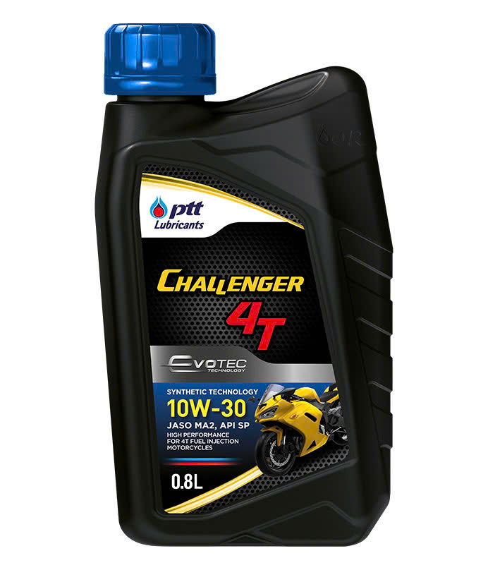 DẦU ĐỘNG CƠ XE SỐ CAO CẤP PTT CHALLENGER 4T SAE 10W30 - API SP 0.8 LÍT